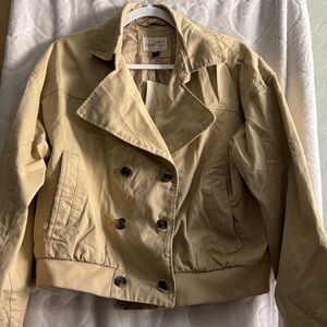 Universal Thread Tan Double-Breasted Utility Jacket
